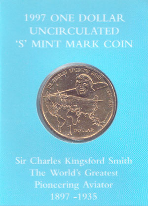 1997 S Australia $1 (Kingsford Smith) K000241